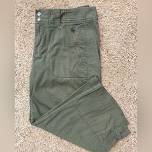 Koppen utility pants w/ zippered & Velcro pockets outdoorsy wide cropped length